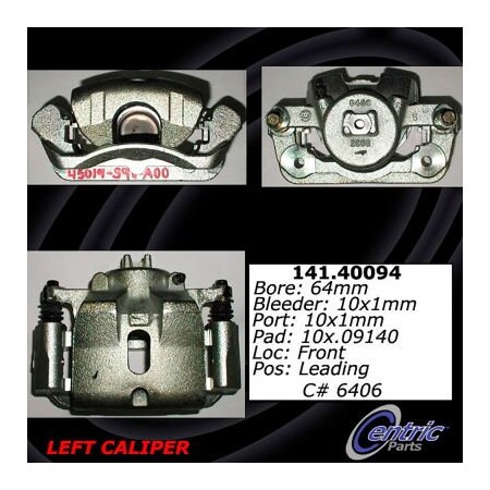 Centric Centric Semi-Loaded Brake Caliper, Centric Parts 141.40094 141.40094